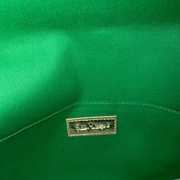 🆕 LILLY PULITZER Lilly Pulitzer Hibiscus Kiss Envelope Pouch Purse NWOT - Picture 15 of 16